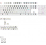 Glorious GPBT Backlit Keycaps, ANSI Layout (US), PBT, Dye-Sub - White