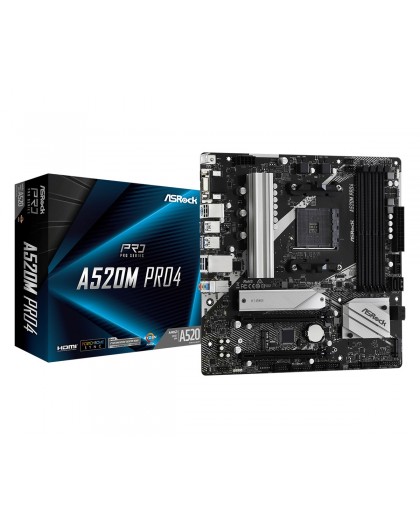 Asrock A520M Pro4 Socket AM4 micro ATX