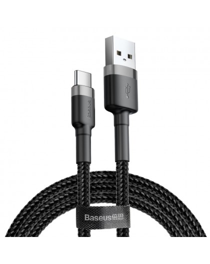 Baseus CATKLF-CG1 USB cable 2 m USB A USB C Black, Grey