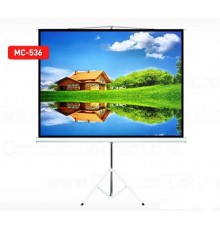 Projection Screen With 200x200 Tripods Maclean MC-680