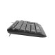 NATEC KEYBOARD TROUT SLIM USB, US LAYOUT, BLACK