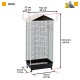 FERPLAST Nota Aviary - 161,5 cm