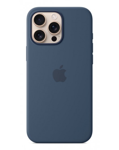 iPhone16 Pro Max Silicone Case w/ MagSafe Denim
