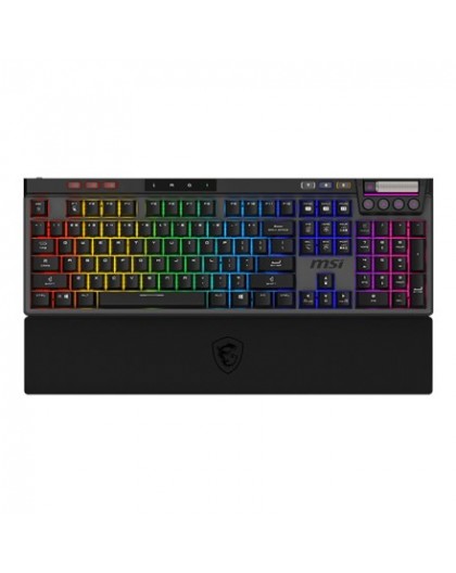 Gaming keyboard black MSI STRIKE PRO W SILENT US