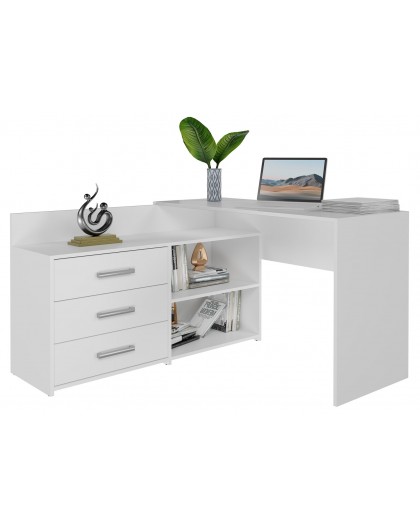 Topeshop DANY BIEL KPL computer desk White