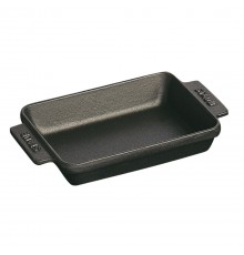 STAUB Rectangular Mini Baking Tray 250 ml, Black