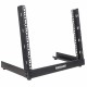 Intellinet 19" Network Rack - Open Frame (Desktop), 8U, Black, Flatpack