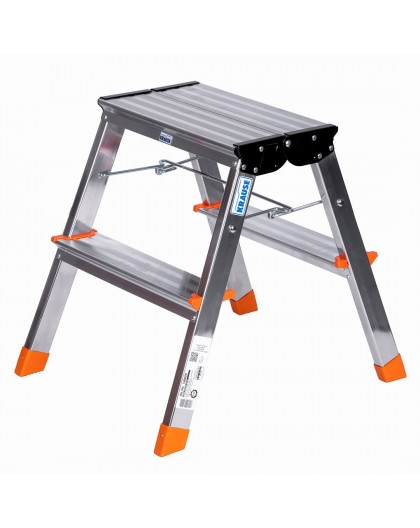 Krause Folding Step Treppy silver