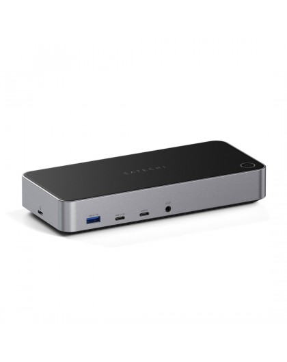 Satechi Triple 4K Display Wired Dock Black, Silver