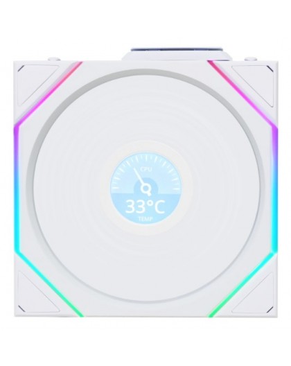 120mm Fan ARGB TL Wireless LCD white