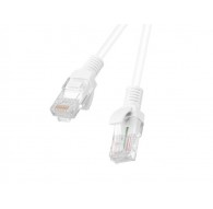 PATCHCORD KAT.5E UTP 3M BIAŁY FLUKE PASSED LANBERG 10-PACK