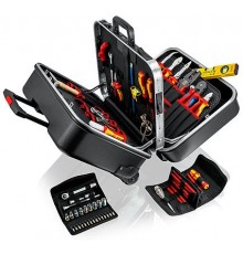 Knipex 00 21 41 mechanics tool set 63 tools