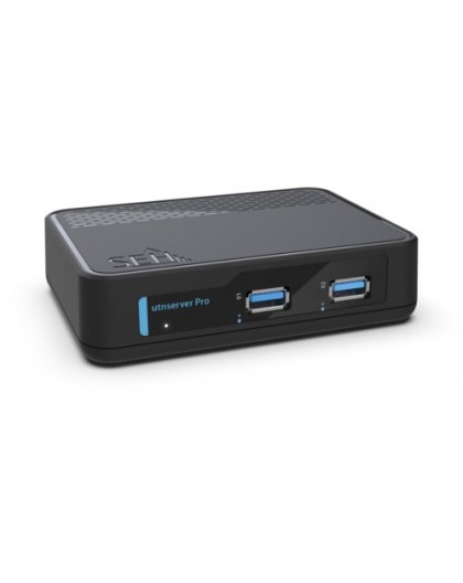 SEH utnserver Pro print server Ethernet LAN Black