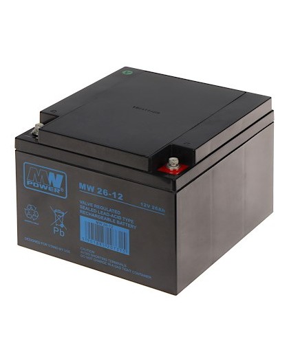 MW Power battery 12V/26AH