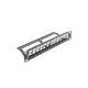 LANBERG PATCH PANEL BLANK 12 PORT 1U 10" BLACK