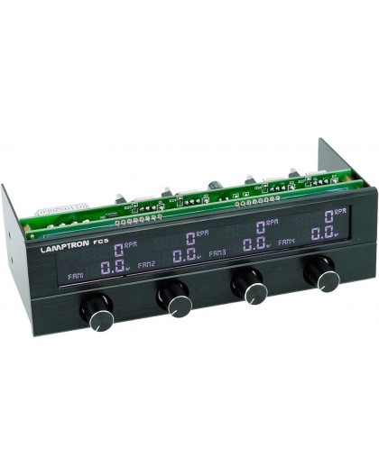 Lamptron FC5 V2 Fan Controller 5.25 Inch - black
