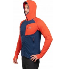 Eclipse hooded-medieval blue-cardinal orange-m sweatshirt