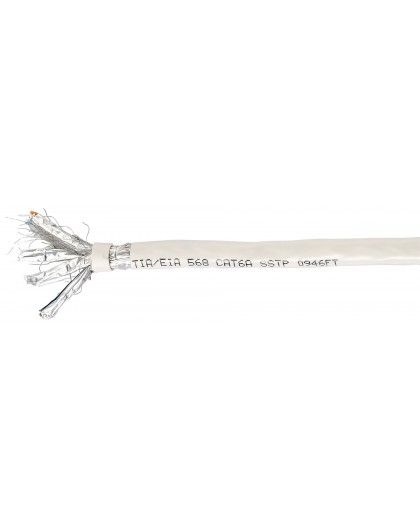 Equip Cat.6A S/FTP Installation Cable, LSZH, Solid Copper, 305m