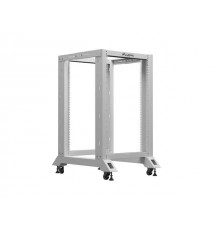 Open rack 19" 18U 600x800 gray