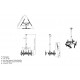 Equip 32"-65" Ceiling Mount Triple Screen TV Bracket