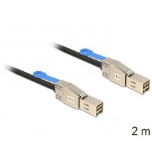 DeLOCK 83395 Serial Attached SCSI (SAS) cable 2 m Black