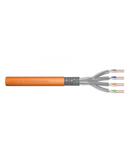 Digitus CAT 7 S-FTP data cable - installation cable, 250 m, simplex, Dca-s2,d1,a1