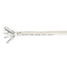 Equip Cat.6A S/FTP Installation Cable, LSZH, Solid Copper, 100m