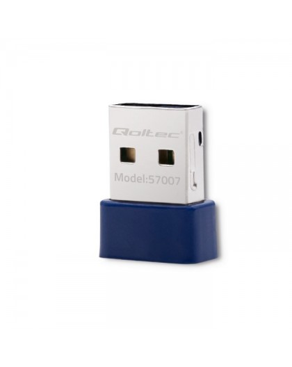 Qoltec 57007 Wireless Mini Bluetooth USB WiFi Adapter