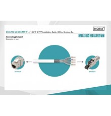 CAT.7 Install. Cable DIGITUS, S/FTP, Dca, 305m