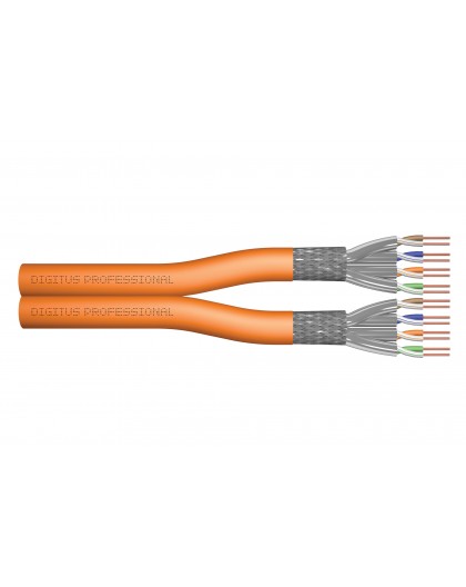 Installation cable duplex DIGITUS cat.7, S/FTP