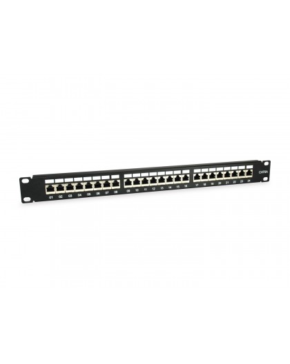 Equip 24-Port Cat.6A Shielded Patch Panel