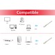 Equip Cat.6A Platinum S/FTP Patch Cable, White, 10.0m , 5pcs/set