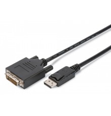 DisplayPort Adapter Cable, DP-DVI, 2.0m, 10 pcs