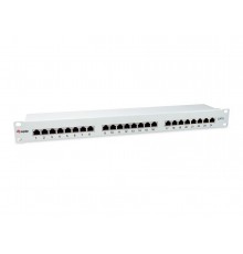 Equip 24-Port Cat.6 Shielded Patch Panel, Light Grey