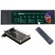 Lamptron CU135 Fan Controller + RGB Controller with Display, ARGB - Black