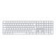 Apple Magic keyboard Universal USB + Bluetooth QWERTZ German White