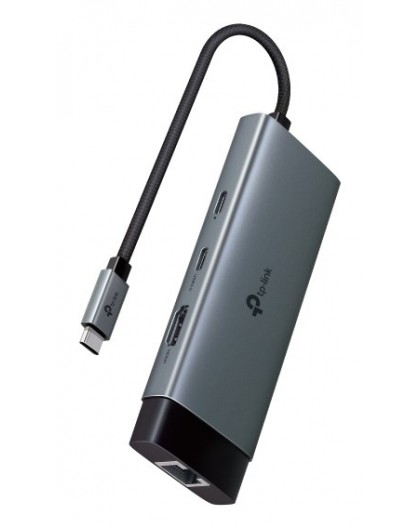 TP-Link UH6120C interface hub USB Type-C Grey