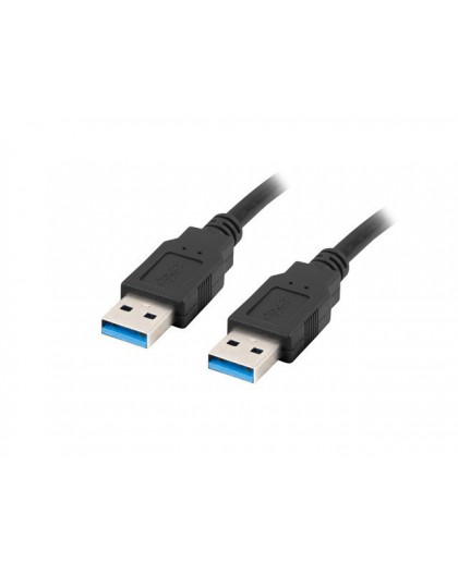 Lanberg CA-USBA-30CU-0010-BK USB cable 1m 3.0 USB A Black