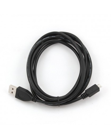 Gembird CCP-MUSB2-AMBM-1M USB cable USB 2.0 Micro-USB B USB A Black