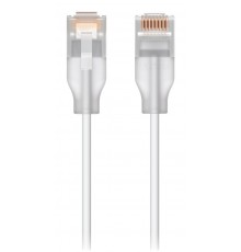 Ubiquiti UACC-Cable-Patch-EL-3M-W networking cable Translucent, White Cat6