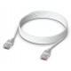 Ubiquiti UACC-Cable-Patch-EL-3M-W networking cable Translucent, White Cat6