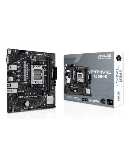 ASUS PRIME A620M-K AMD A620 Socket AM5 micro ATX