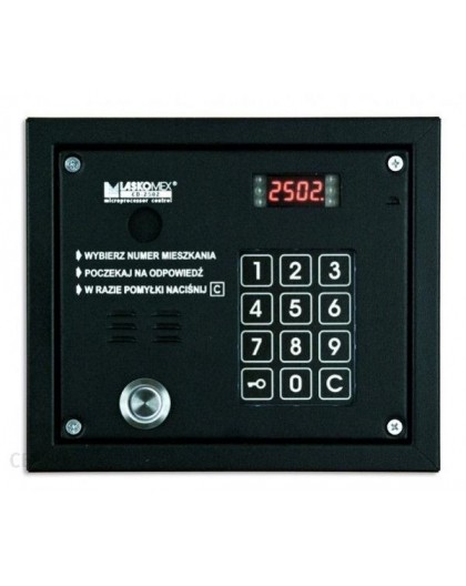 Laskomex CP-2503TP black Audio panel with key reader "Dallas"