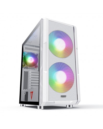 Modecom AMIRANI ARGB Midi Tower White