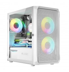 Logic PORTOS ARGB MINI USB 3.0 Case White