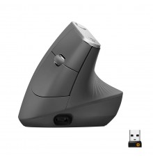 Logitech | Ergonomic Mouse | MX VERTICAL | Wireless | USB, Bluetooth | Graphite
