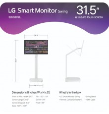 LG LCD 32U889SA-W 32" white