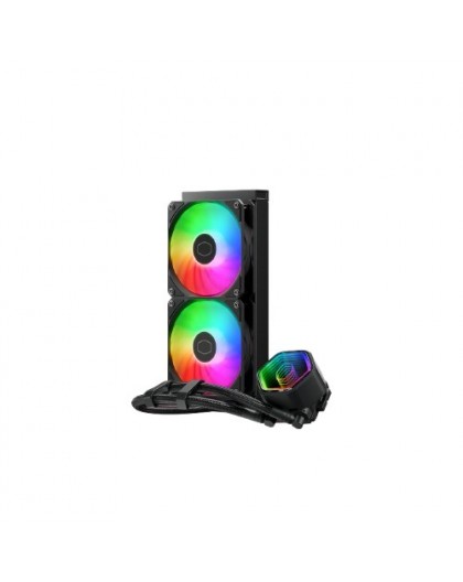 Cooler Master MasterLiquid 240 Core II Processor Liquid cooling kit 4.72" (12 cm) Black