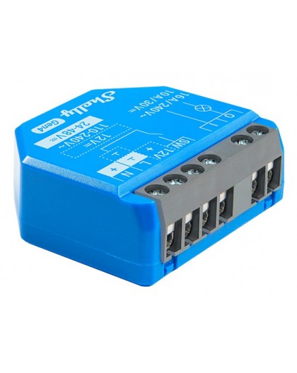 SHELLY 1 Gen4 Smart switch Blue