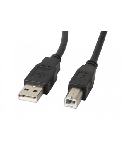 Lanberg CA-USBA-10CC-0050-BK USB cable USB 2.0 5 m USB B Black